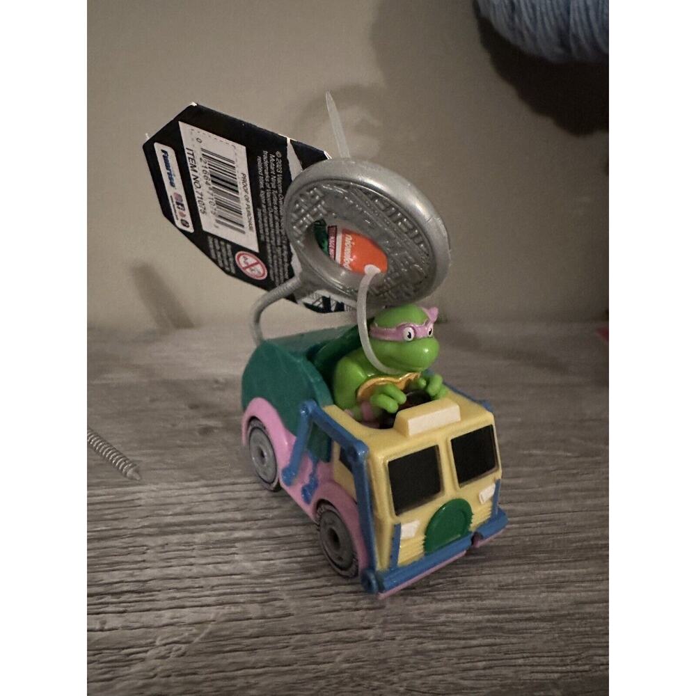Teenage Mutant Ninja Turtles Rad Rip Racers Pull Back Car NEW Complete Set of 4 - Picture 12 of 16